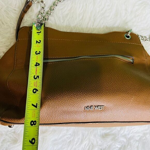 Nine West brown camel color shoulder bag - Picture 6 of 16